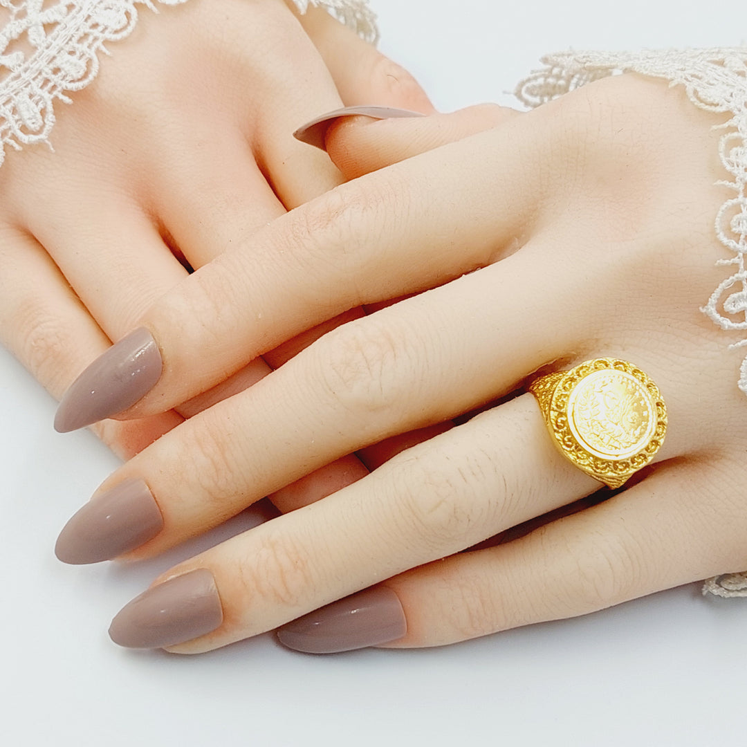 21K خاتم رشادي-مجوهرات الشيخ سعيد-Saeed Jewelry 