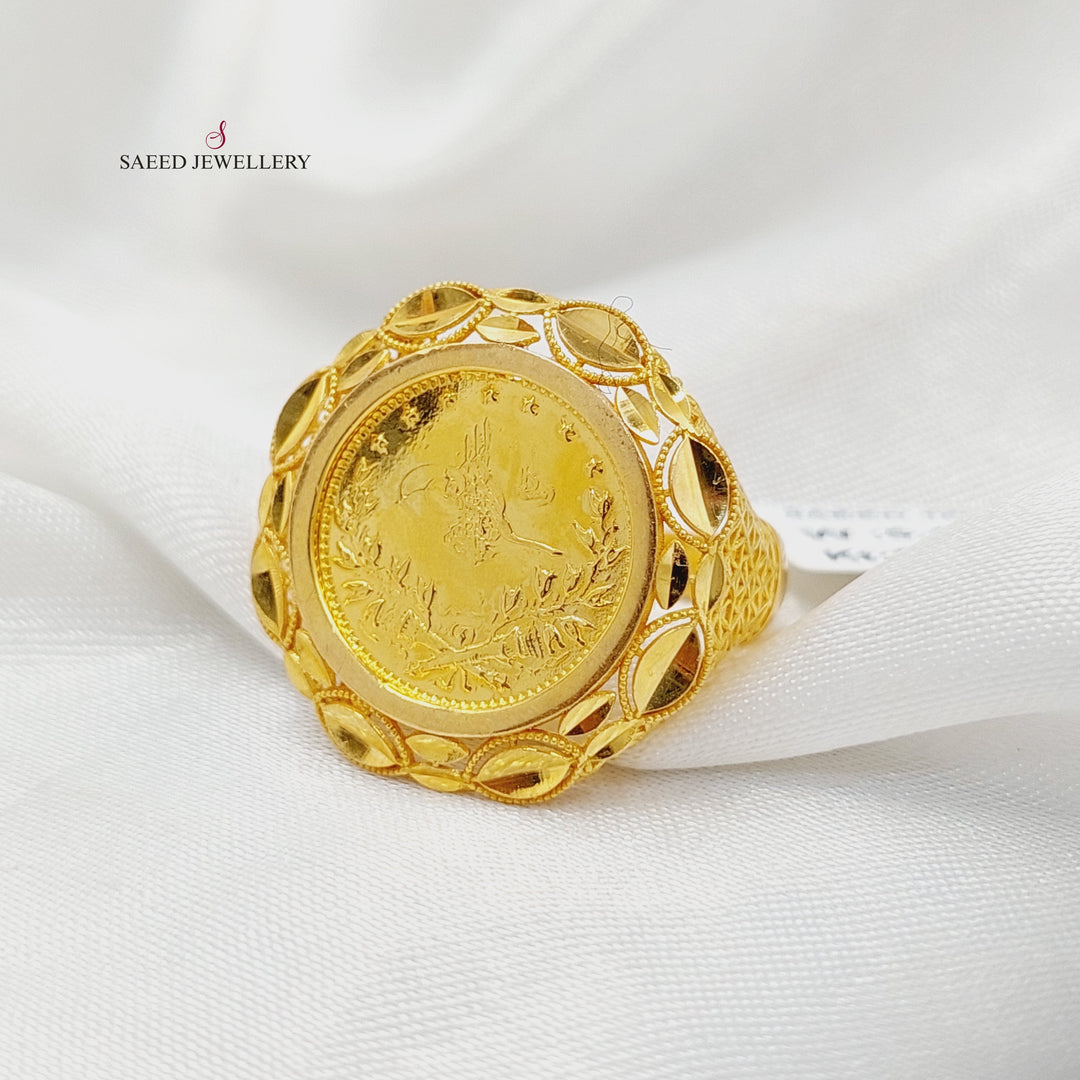21K خاتم رشادي-مجوهرات الشيخ سعيد-Saeed Jewelry 