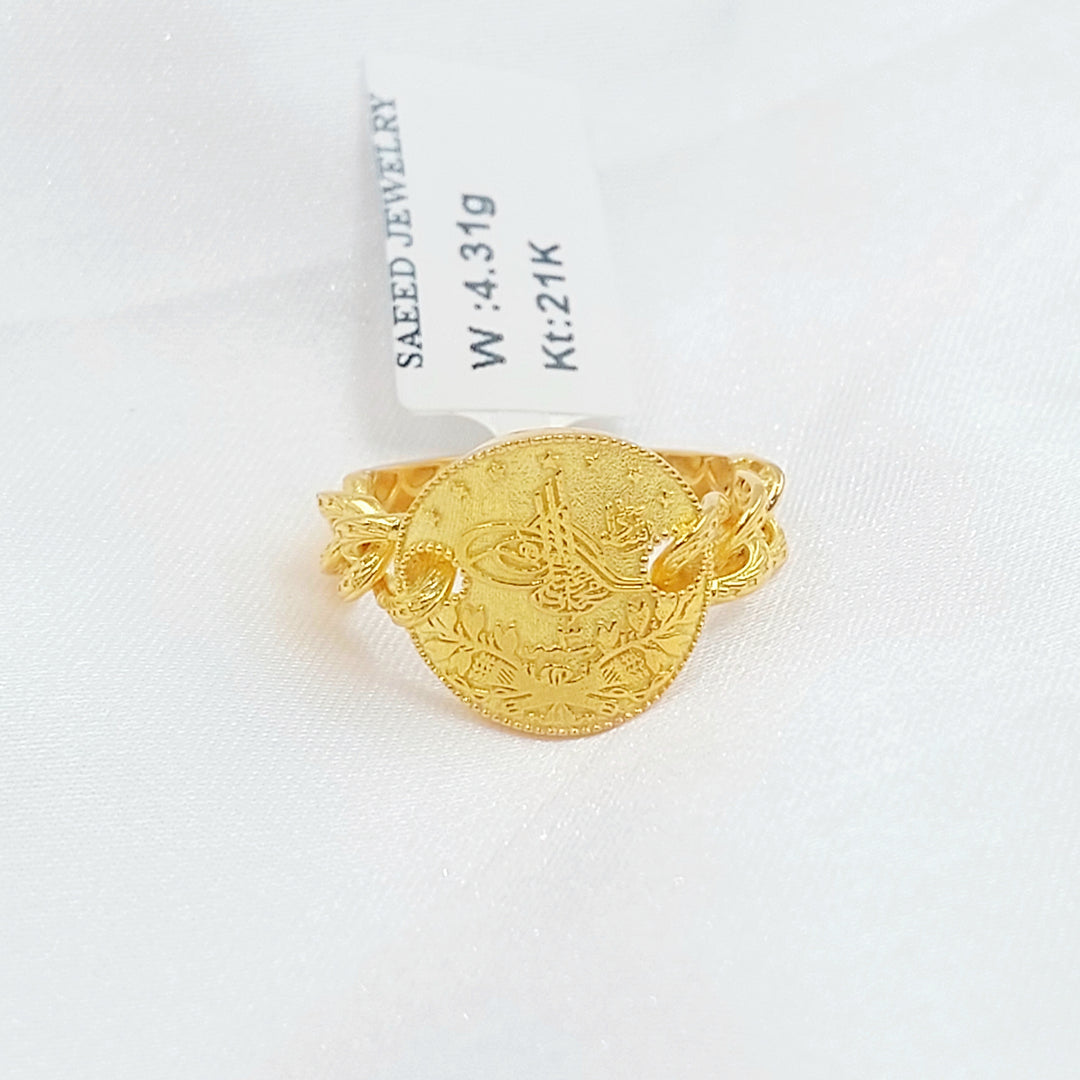 21K خاتم رشادي-مجوهرات الشيخ سعيد-Saeed Jewelry 