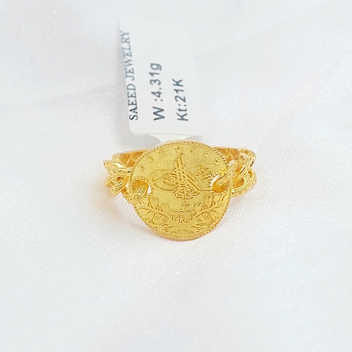 21K خاتم رشادي-مجوهرات الشيخ سعيد-Saeed Jewelry 