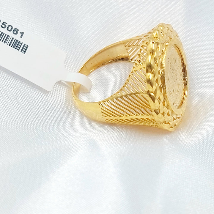 21K خاتم رشادي-مجوهرات الشيخ سعيد-Saeed Jewelry 