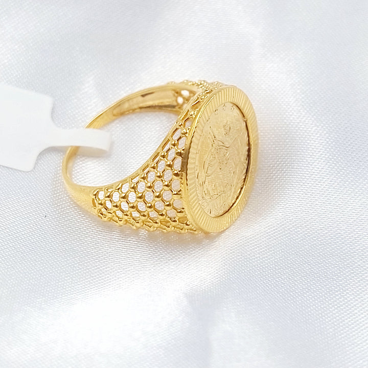 21K خاتم رشادي-مجوهرات الشيخ سعيد-Saeed Jewelry 