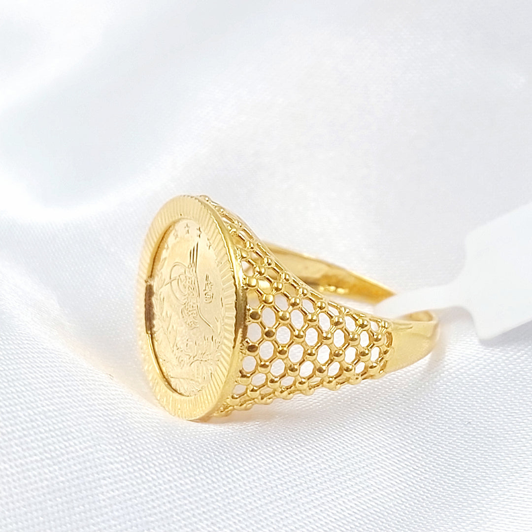 21K خاتم رشادي-مجوهرات الشيخ سعيد-Saeed Jewelry 