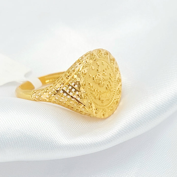 21K خاتم رشادي-مجوهرات الشيخ سعيد-Saeed Jewelry 