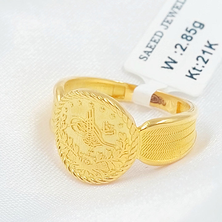 21K خاتم رشادي-مجوهرات الشيخ سعيد-Saeed Jewelry 