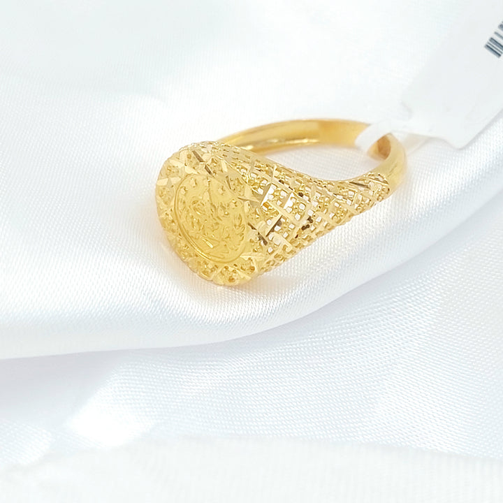 21K خاتم رشادي-مجوهرات الشيخ سعيد-Saeed Jewelry 