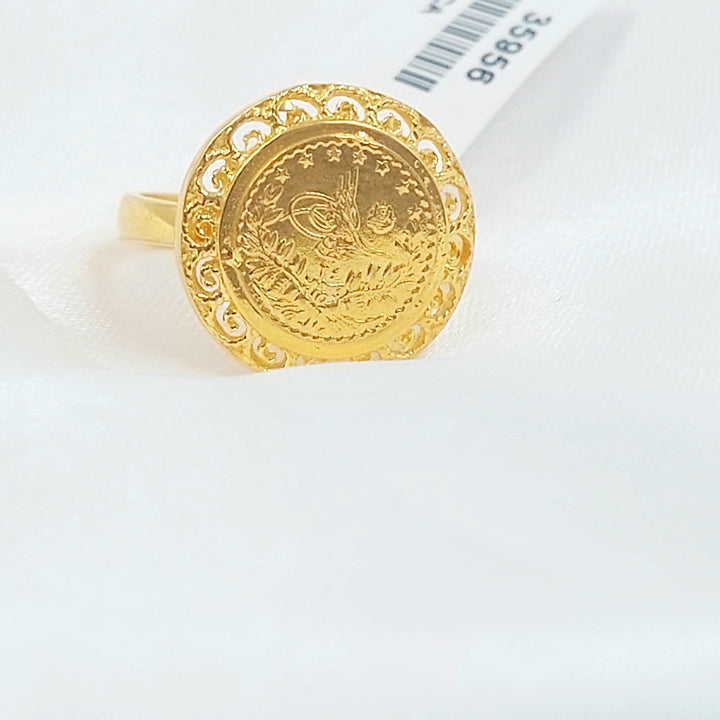 21K خاتم رشادي-مجوهرات الشيخ سعيد-Saeed Jewelry 