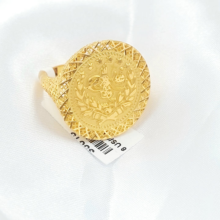 21K خاتم رشادي-مجوهرات الشيخ سعيد-Saeed Jewelry 