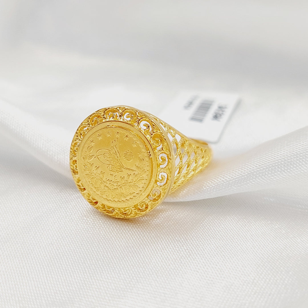 21K خاتم رشادي-مجوهرات الشيخ سعيد-Saeed Jewelry 