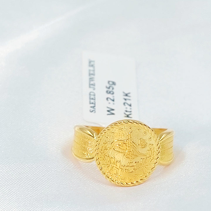 21K خاتم رشادي-مجوهرات الشيخ سعيد-Saeed Jewelry 