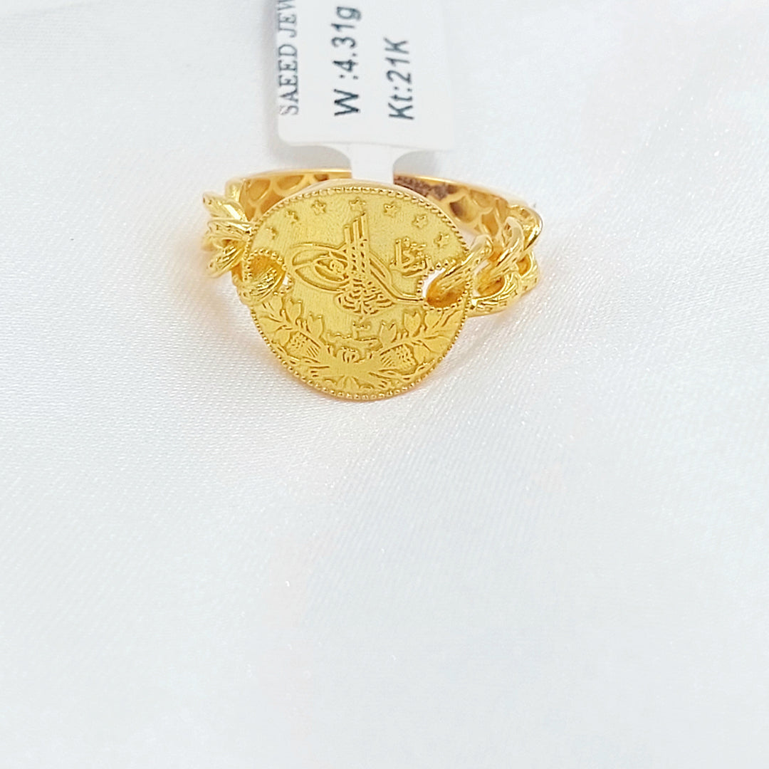 21K خاتم رشادي-مجوهرات الشيخ سعيد-Saeed Jewelry 