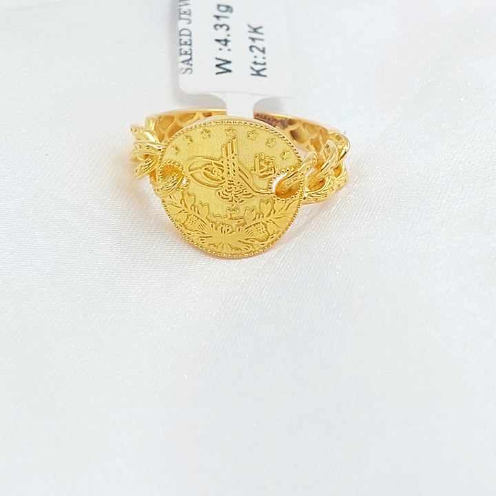 21K خاتم رشادي-مجوهرات الشيخ سعيد-Saeed Jewelry 