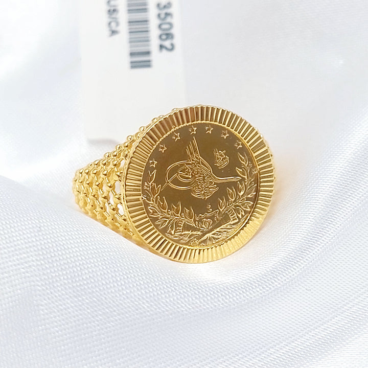 21K خاتم رشادي-مجوهرات الشيخ سعيد-Saeed Jewelry 