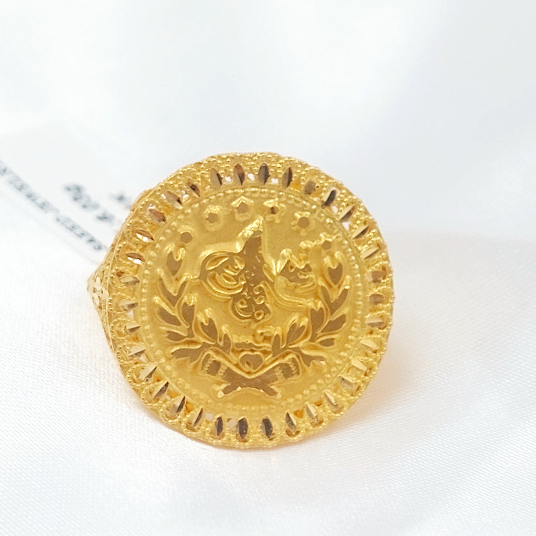 21K خاتم رشادي-مجوهرات الشيخ سعيد-Saeed Jewelry 
