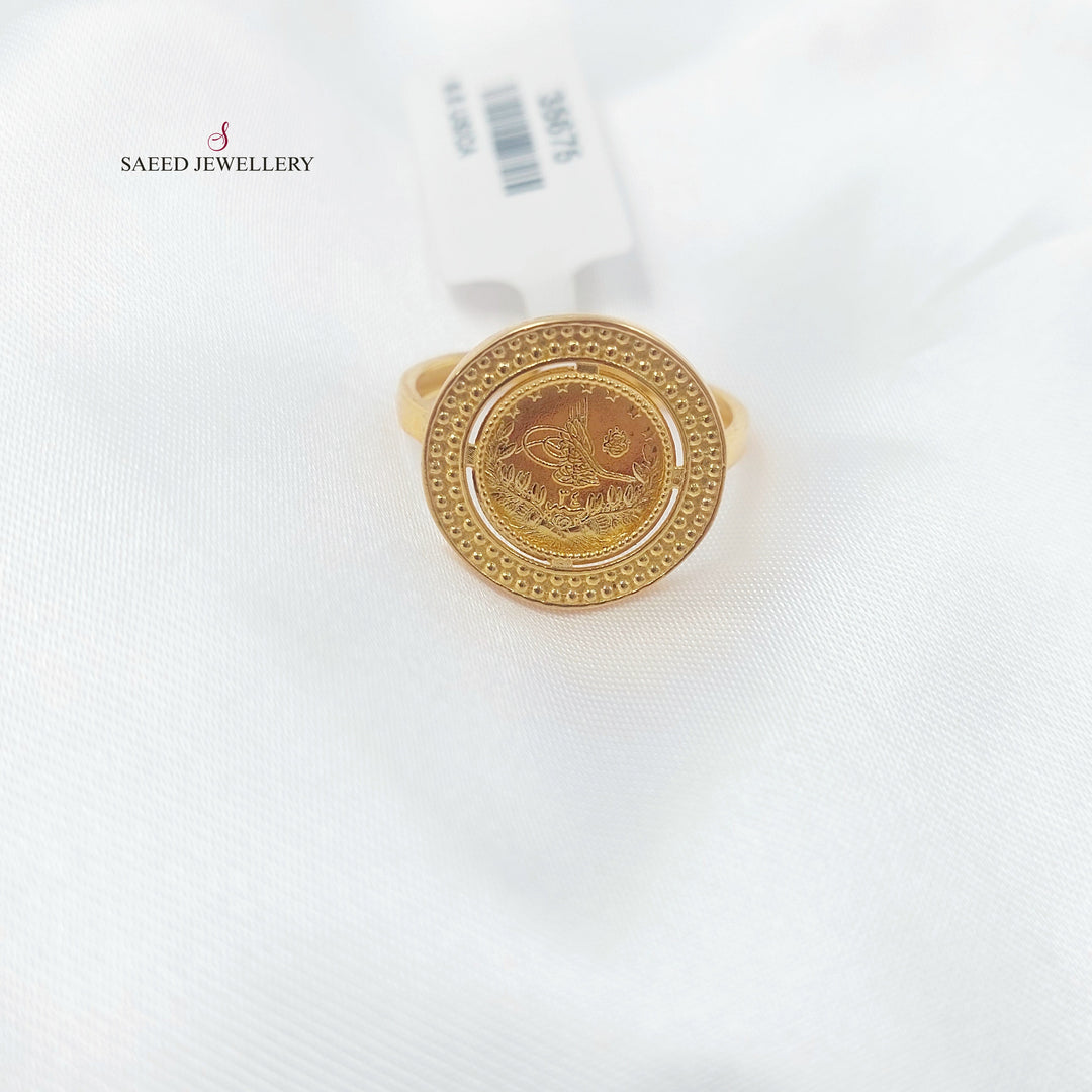 21K خاتم رشادي-مجوهرات الشيخ سعيد-Saeed Jewelry 