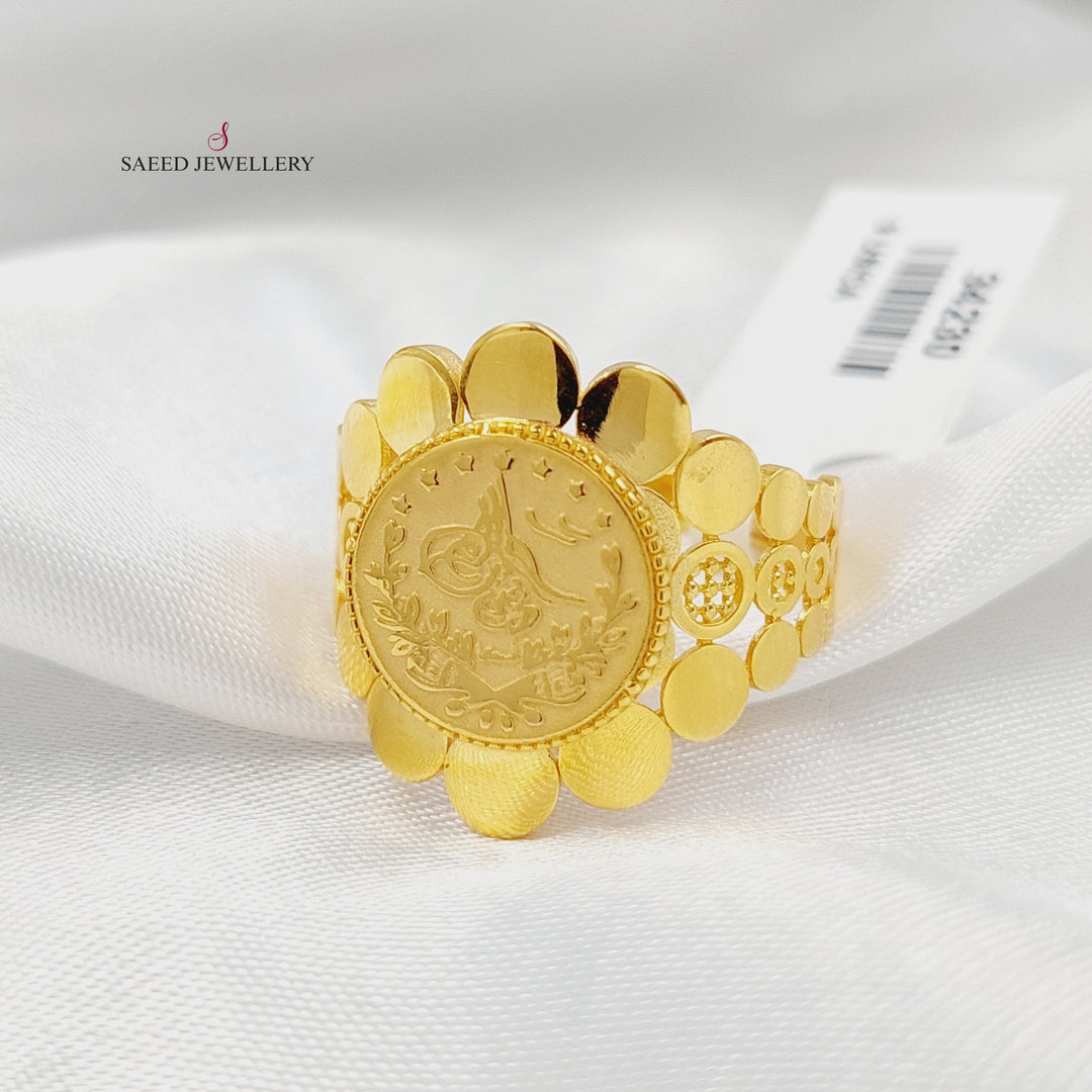 21K خاتم رشادي-مجوهرات الشيخ سعيد-Saeed Jewelry 