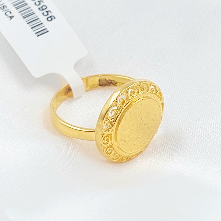 21K خاتم رشادي-مجوهرات الشيخ سعيد-Saeed Jewelry 