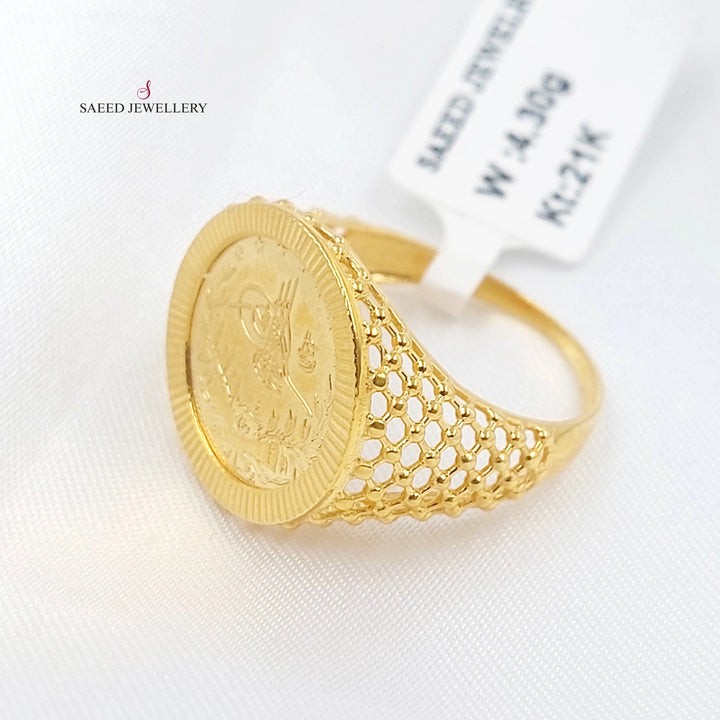 21K خاتم رشادي-مجوهرات الشيخ سعيد-Saeed Jewelry 