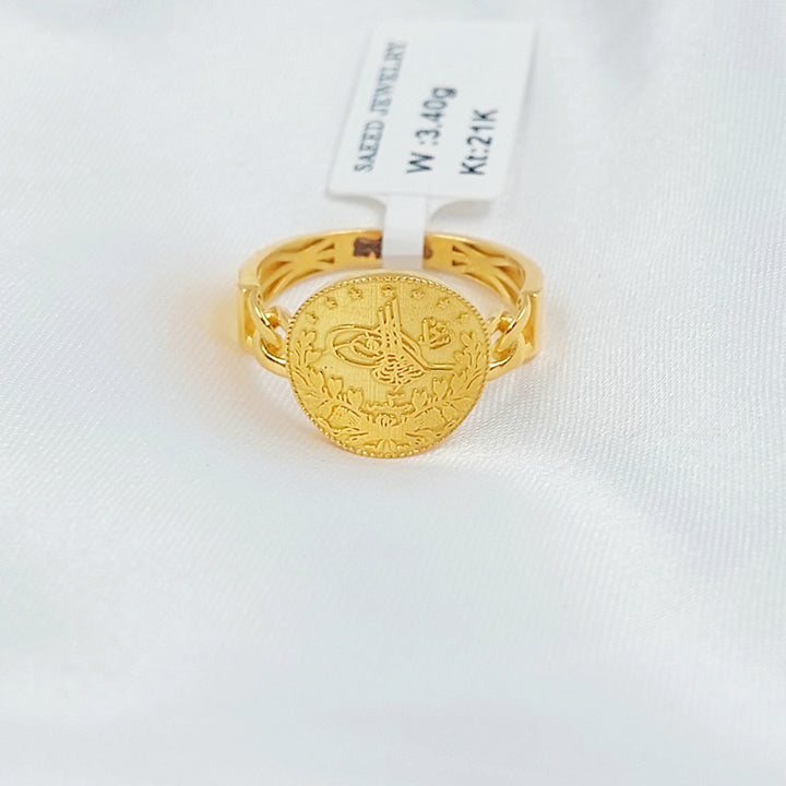 21K خاتم رشادي-مجوهرات الشيخ سعيد-Saeed Jewelry 