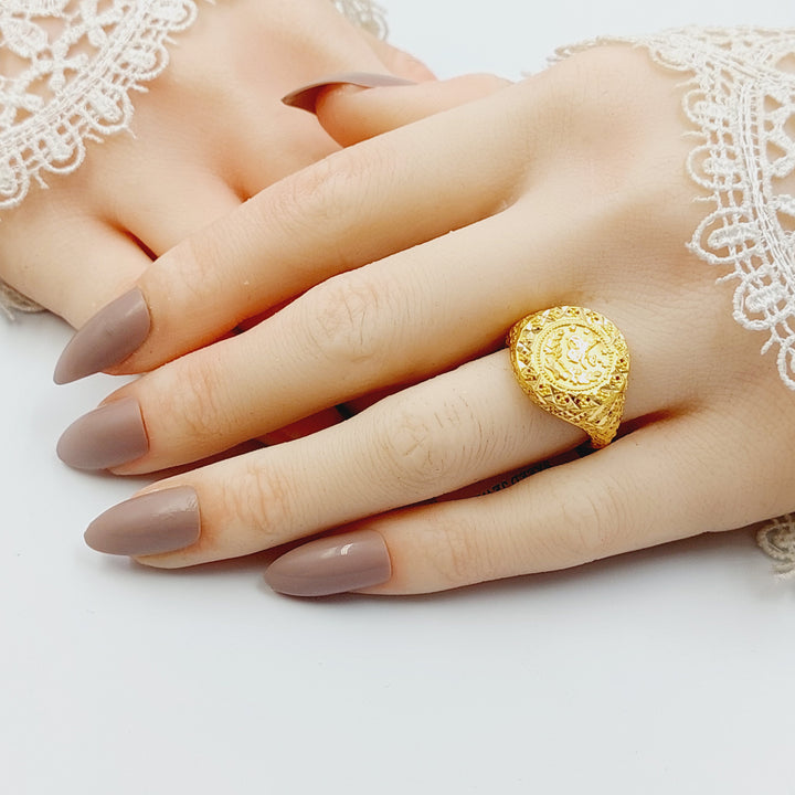 21K خاتم رشادي-مجوهرات الشيخ سعيد-Saeed Jewelry 