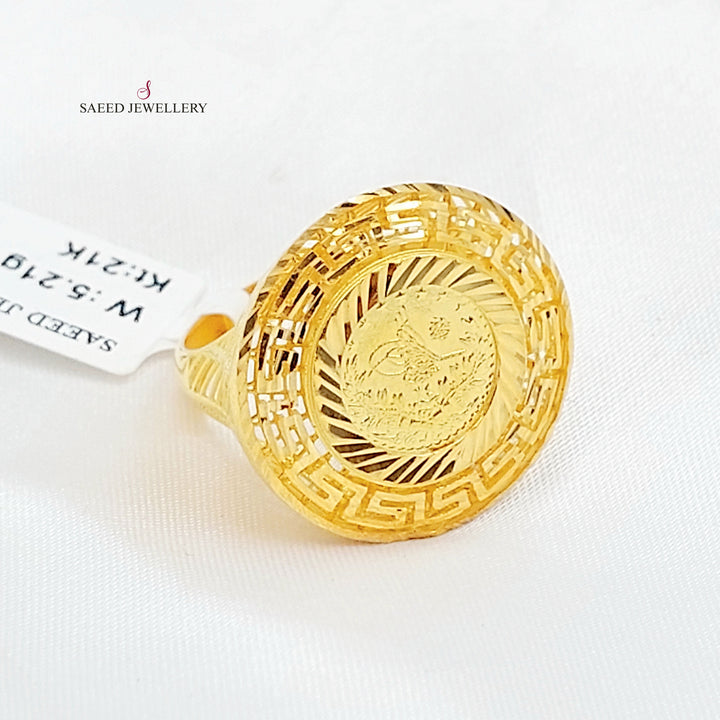 21K خاتم رشادي-مجوهرات الشيخ سعيد-Saeed Jewelry 