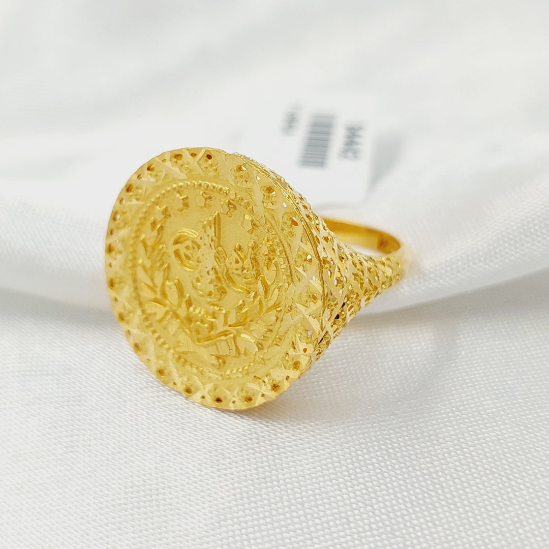 21K خاتم رشادي-مجوهرات الشيخ سعيد-Saeed Jewelry 