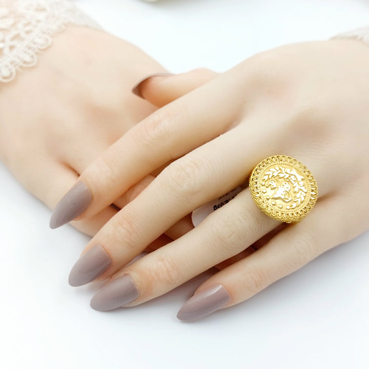 21K خاتم رشادي-مجوهرات الشيخ سعيد-Saeed Jewelry 