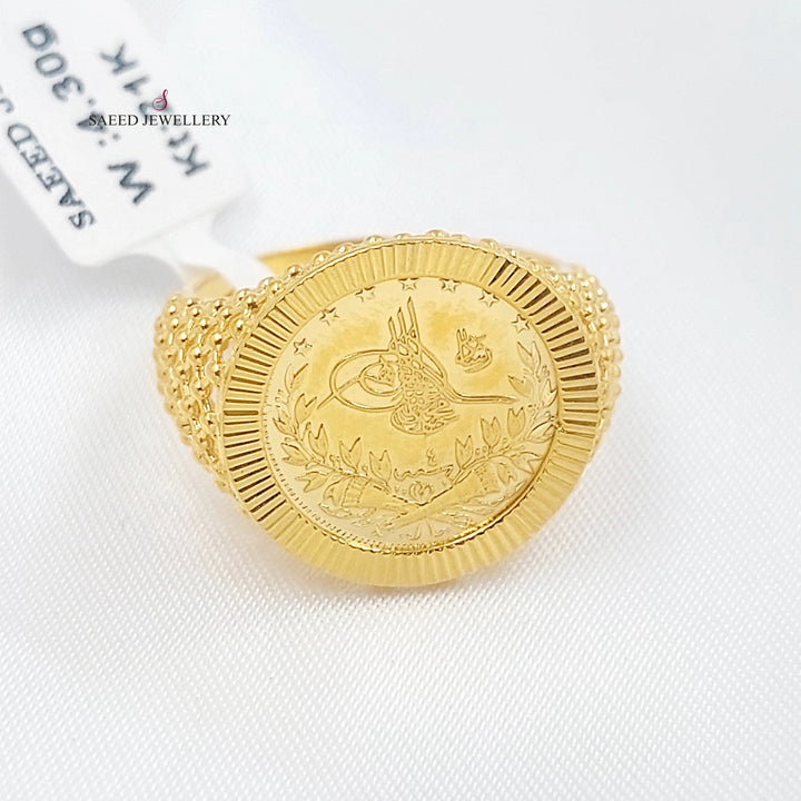 21K خاتم رشادي-مجوهرات الشيخ سعيد-Saeed Jewelry 