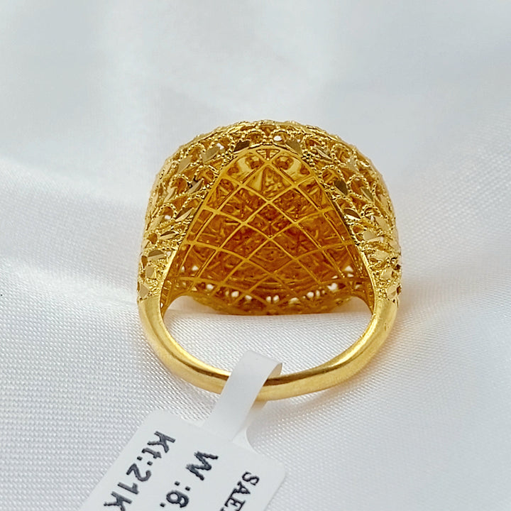 21K خاتم رشادي-مجوهرات الشيخ سعيد-Saeed Jewelry 