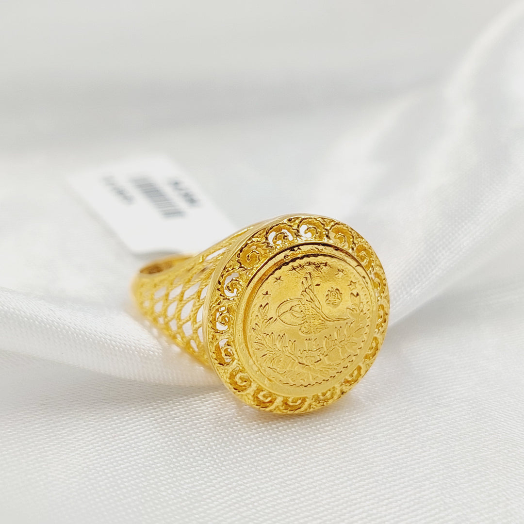 21K خاتم رشادي-مجوهرات الشيخ سعيد-Saeed Jewelry 