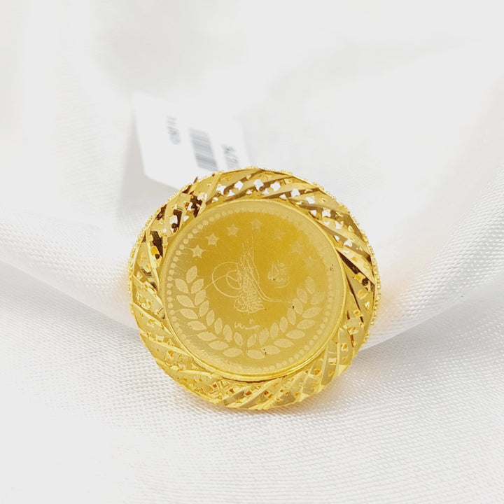 21K خاتم رشادي-مجوهرات الشيخ سعيد-Saeed Jewelry 