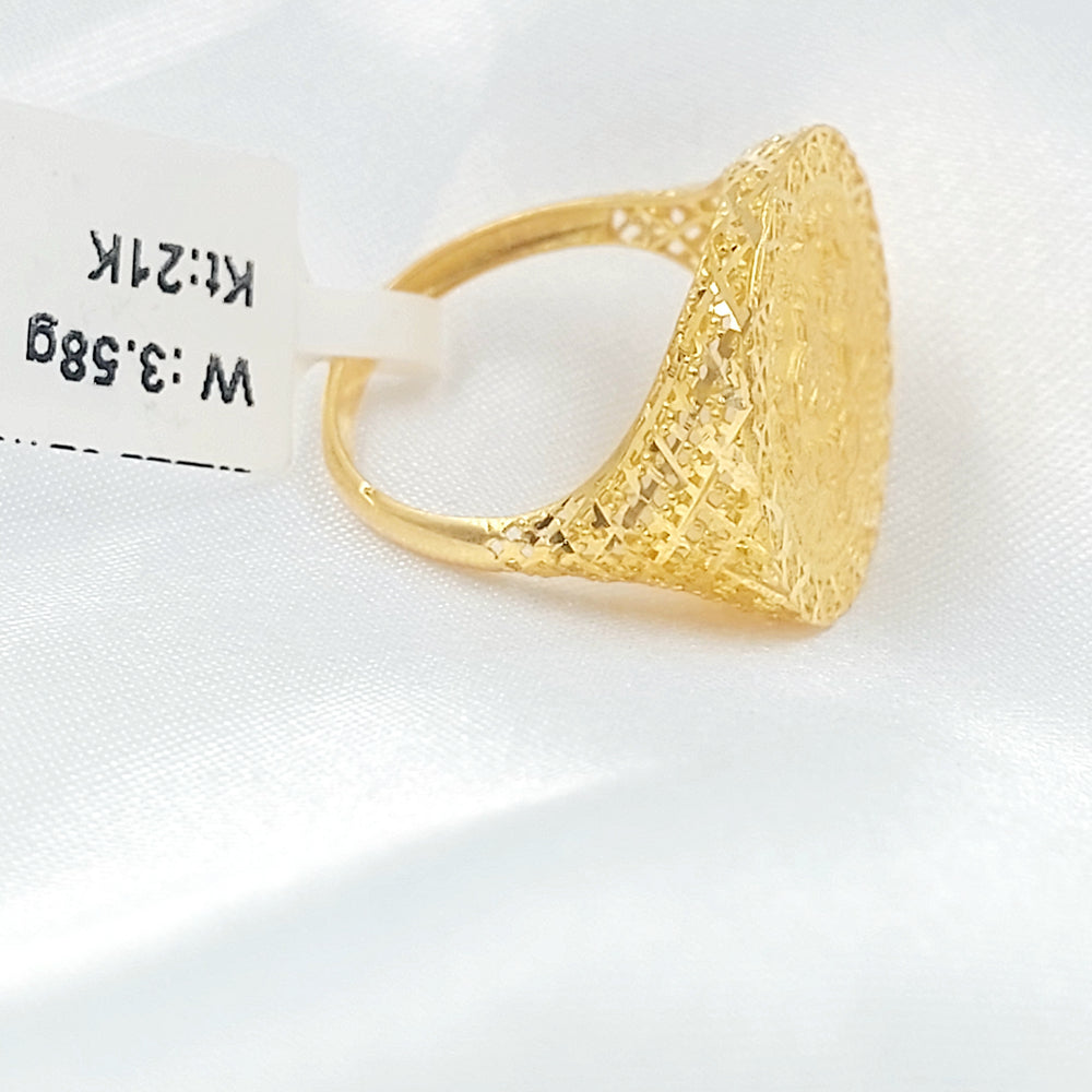21K خاتم رشادي-مجوهرات الشيخ سعيد-Saeed Jewelry 