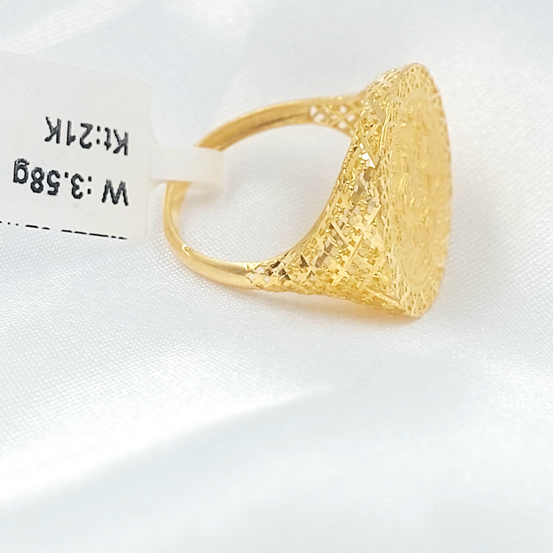 21K خاتم رشادي-مجوهرات الشيخ سعيد-Saeed Jewelry 