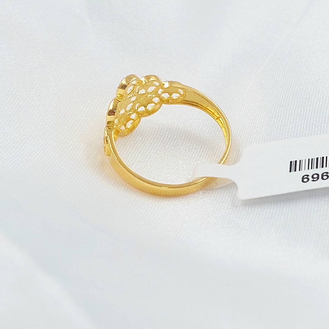 21K خاتم نجمة-مجوهرات الشيخ سعيد-Saeed Jewelry 