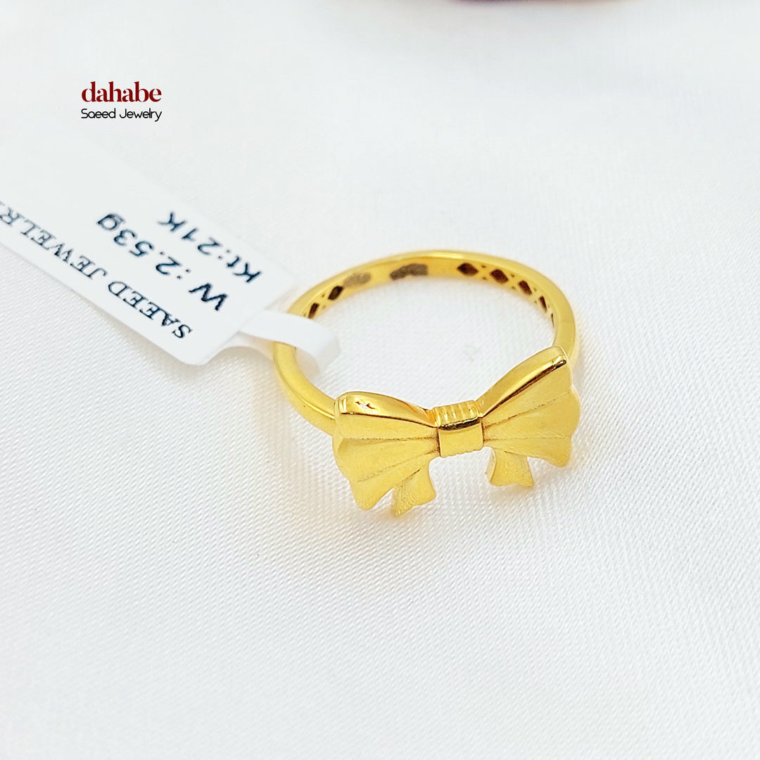 21K خاتم شكلة-مجوهرات الشيخ سعيد-Saeed Jewelry 