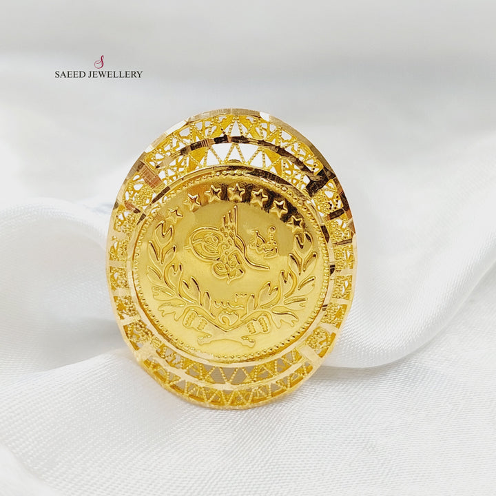 21K خاتم رشادي-مجوهرات الشيخ سعيد-Saeed Jewelry 