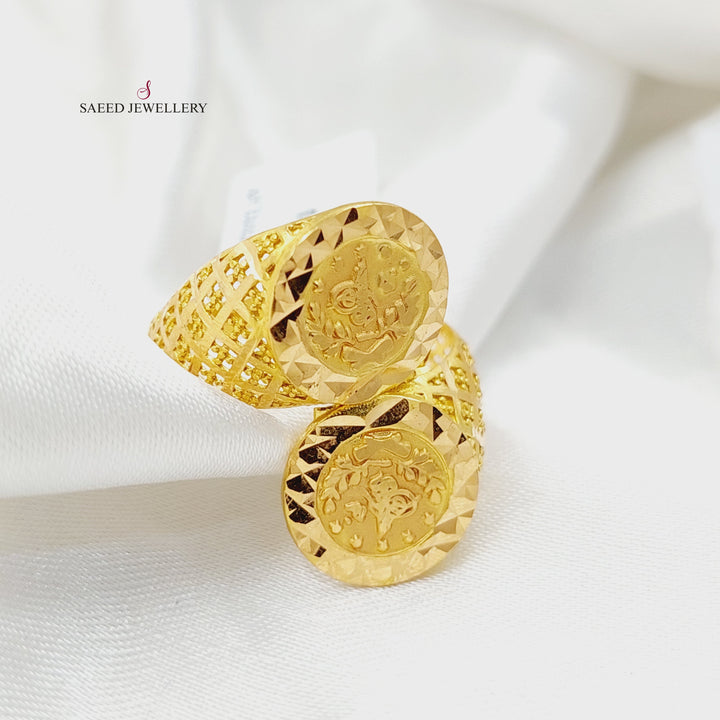 21K خاتم رشادي-مجوهرات الشيخ سعيد-Saeed Jewelry 