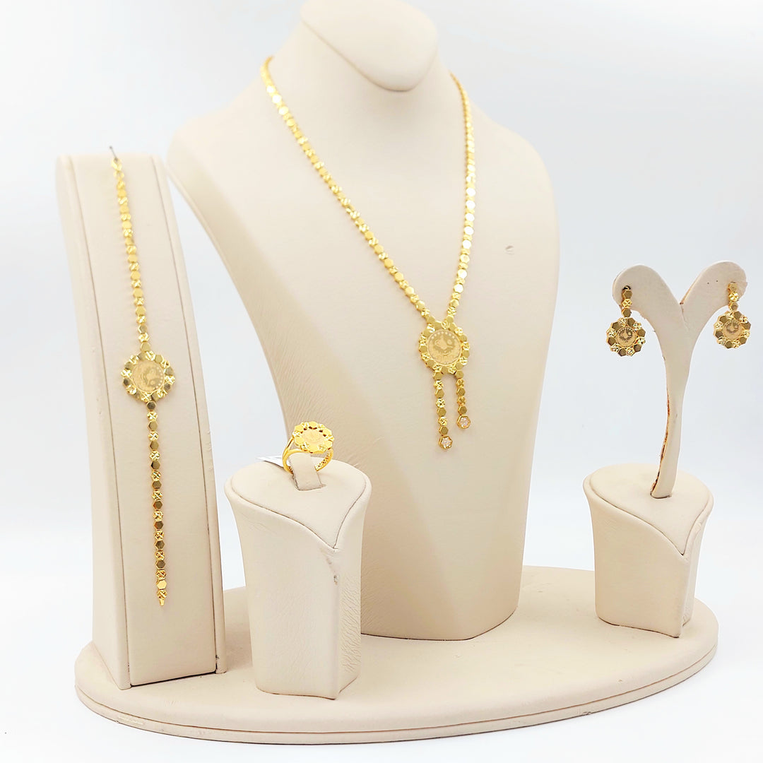 21K طقم رشادي اكسترا-مجوهرات الشيخ سعيد-Saeed Jewelry 