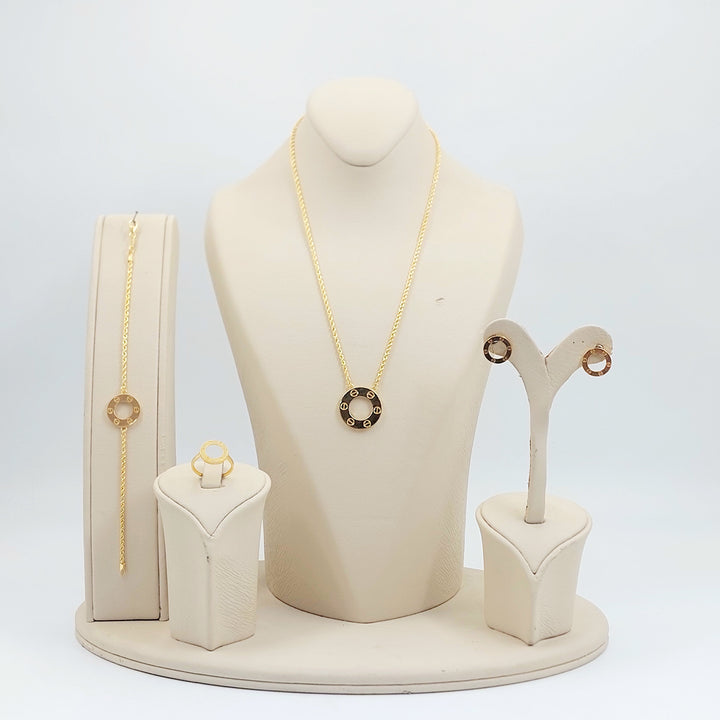 21K طقم فيجارو اكسترا-مجوهرات الشيخ سعيد-Saeed Jewelry 