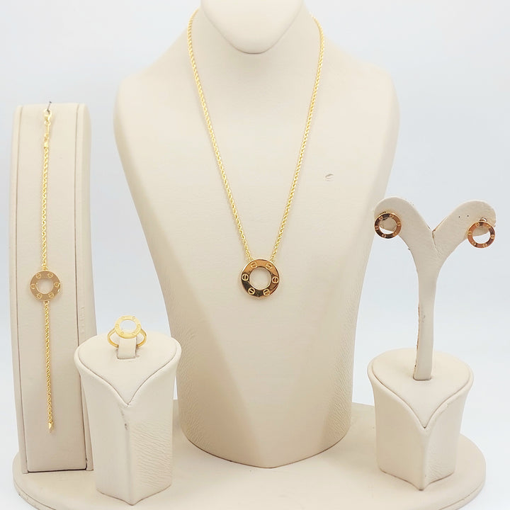 21K طقم فيجارو اكسترا-مجوهرات الشيخ سعيد-Saeed Jewelry 