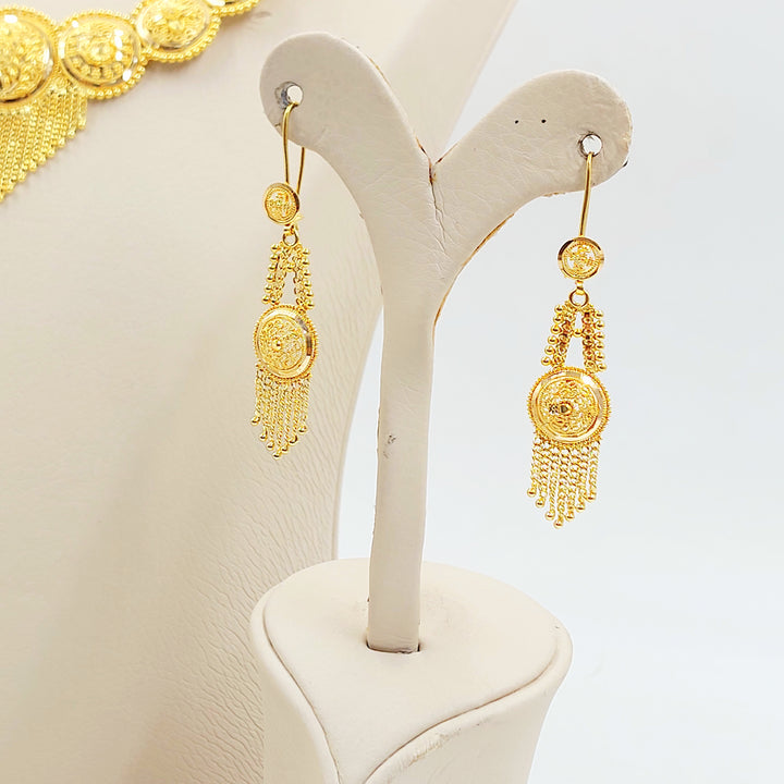 21K طقم كليوبترا اكسترا-مجوهرات الشيخ سعيد-Saeed Jewelry 