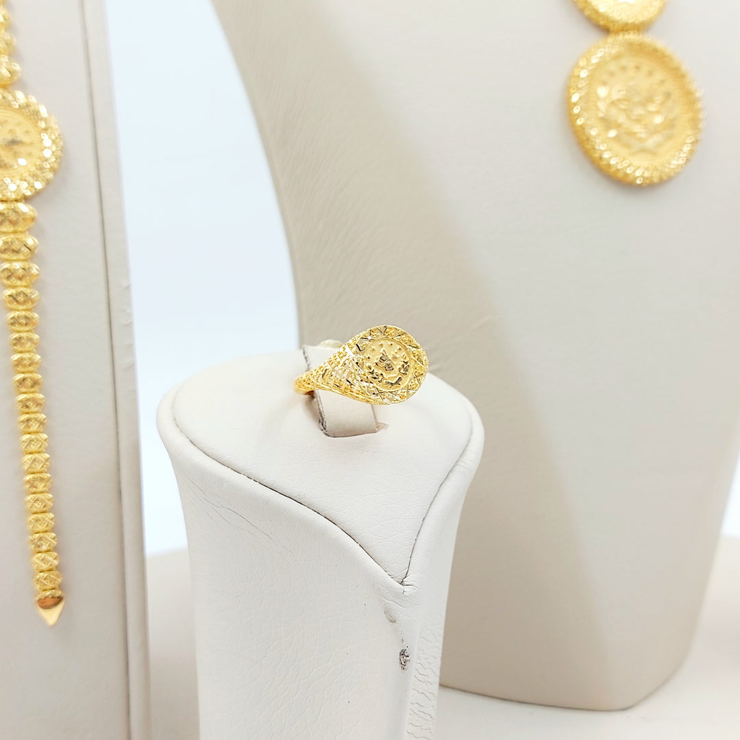 21K طقم رشادي اكسترا-مجوهرات الشيخ سعيد-Saeed Jewelry 