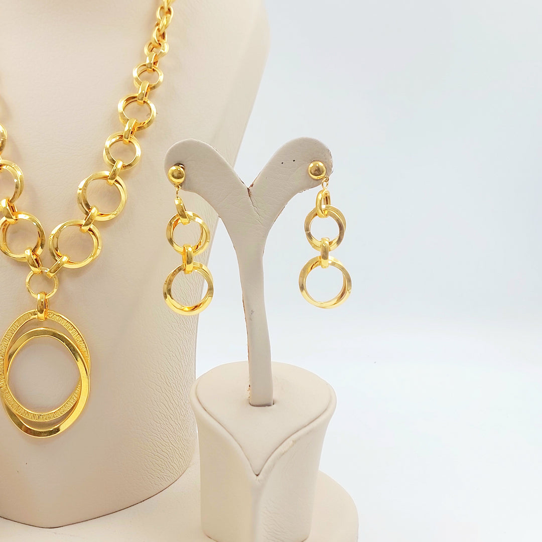 21K طقم تافت اكسترا-مجوهرات الشيخ سعيد-Saeed Jewelry 