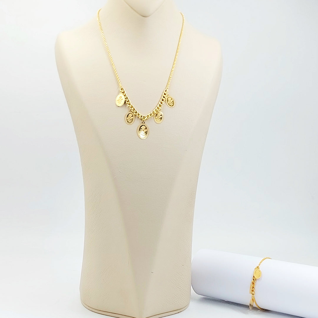21K طقم اونصه-مجوهرات الشيخ سعيد-Saeed Jewelry 