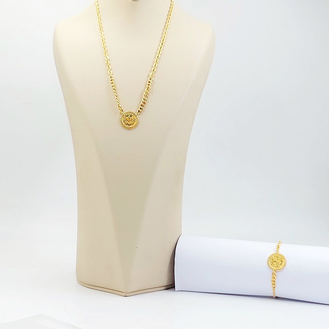 21K طقم رشادي-مجوهرات الشيخ سعيد-Saeed Jewelry 