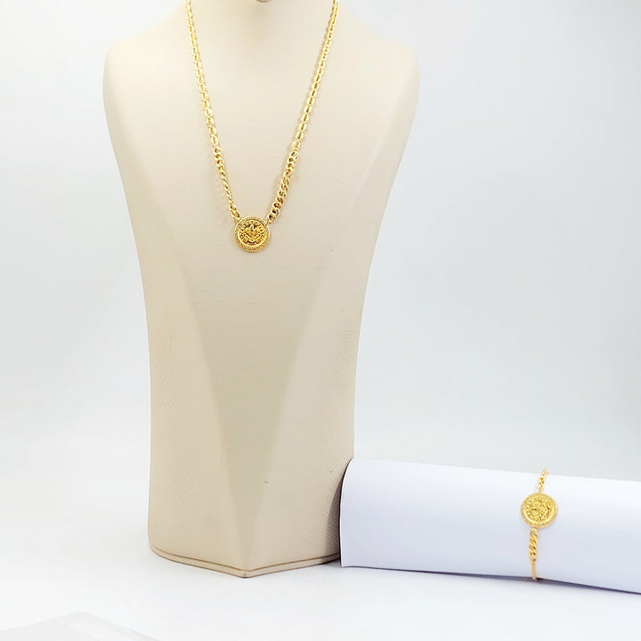 21K طقم رشادي-مجوهرات الشيخ سعيد-Saeed Jewelry 