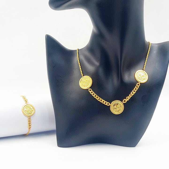 21K طقم رشادي-مجوهرات الشيخ سعيد-Saeed Jewelry 