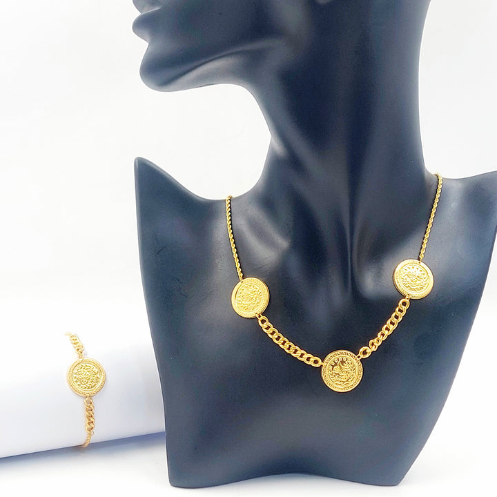 21K طقم رشادي-مجوهرات الشيخ سعيد-Saeed Jewelry 