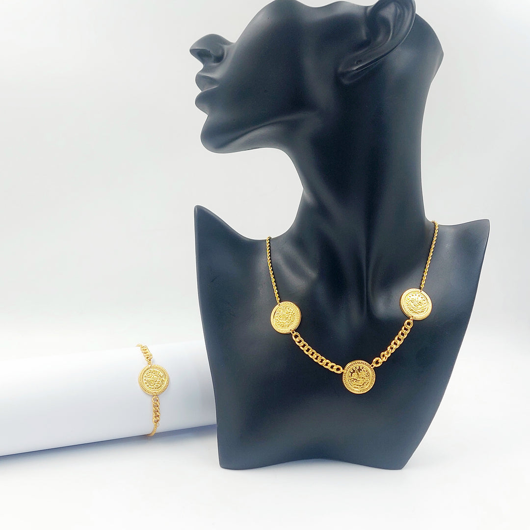 21K طقم رشادي-مجوهرات الشيخ سعيد-Saeed Jewelry 