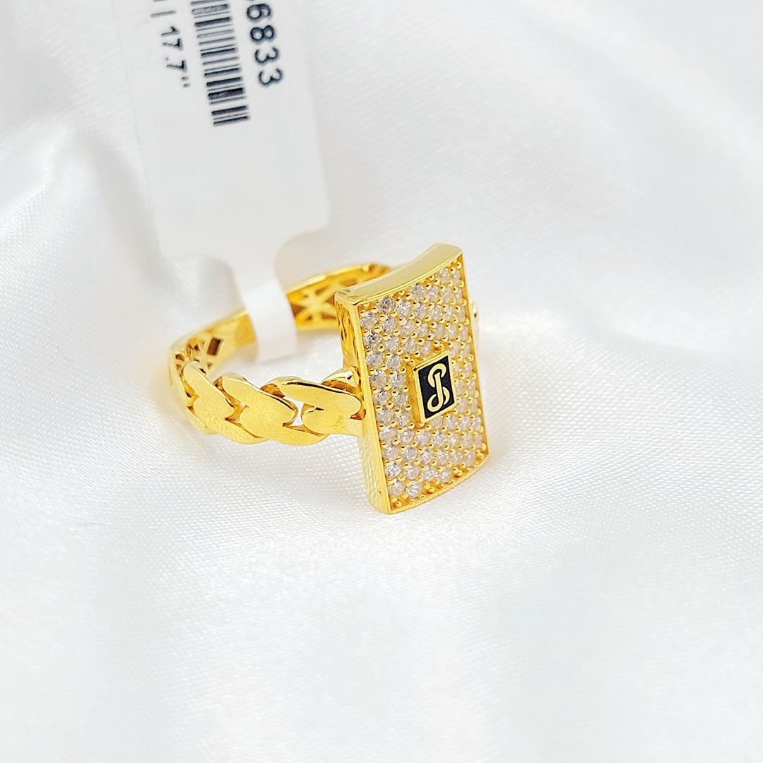 21K طقم جنزير مرصع-مجوهرات الشيخ سعيد-Saeed Jewelry 